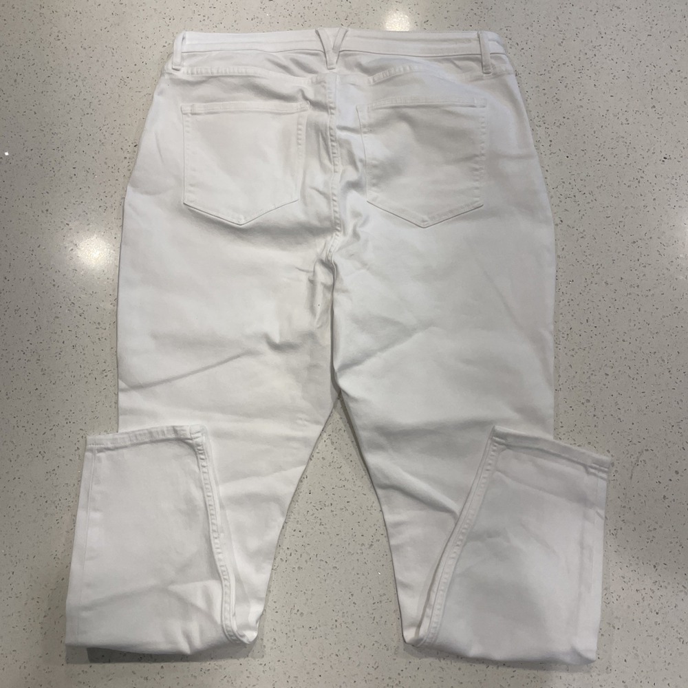 NEW Vineyard Vines Jamie High Rise Skinny Jeans In Ecru/Ivory Womens Size 34 - Picture 4 of 5